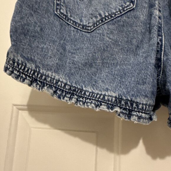 American Eagle Outfitters Women's Size 00 Denim Blue Mini Shorts - Picture 4 of 6